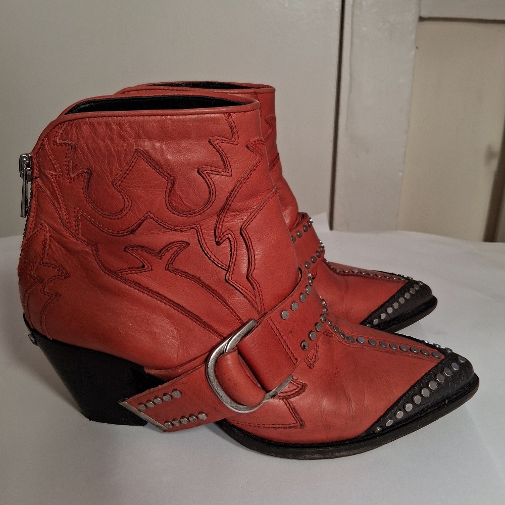 Zadig & Voltaire Leather Cara Boots